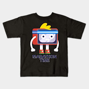 Marathone time- tv Kids T-Shirt